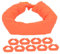 BESTYASH 10Pcs Traffic Cone Weights Sandbags for Enhanced Stability Heavy Duty Weighted Base for Traffic Control for Construction Areas Wind Resistant Easy