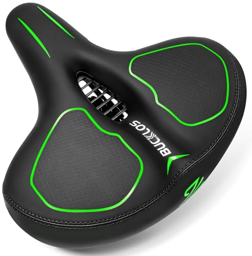 AEYINO fahrradsattel Damen bequem weich,fahrradsattel breit und bequem | Ergonomie&Gel-Dämpfung:Maximale Druckentlastung für E-Bike Citybike Cruiser Hollandrad Peloton.Wasserdicht,atmungsaktiv.