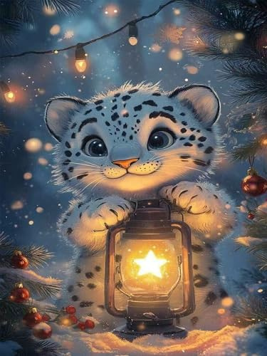 Puzzle 60 Teile Winter Gefleckte Tiere, 60 Teile Challenge Puzzle für Erwachsene, Spaß puzzlespiel Premium Quality Klassisches Puzzles