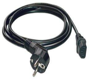 MCL Samar Netzkabel CEE 7/7 (Schuko) (m) iec 320 EN 60320 C13 (f) 2 m