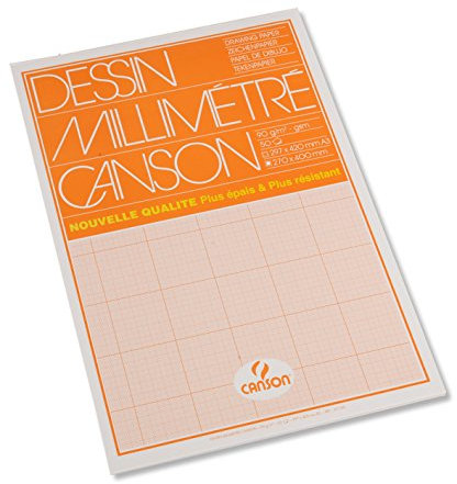 Canson 200067109 Millimeterpapier, A3