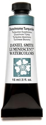 Daniel Smith Extra Fine Watercolor Paint, 15ml Tube, Duochrome Turquoise, 284640043