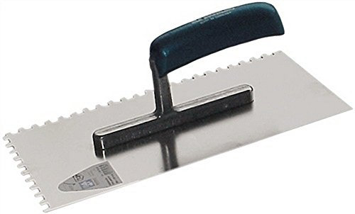 Haromac Glättekelle 8 x 8 mm gezahnt, 280 mm, rostfrei, 10515008