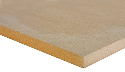 platten-zuschnitte.de Pannello in MDF 19 millimetri Cut Mbel Shelf Mitteldichtefaserplatte artigianato del legno Base LxBxH (mm): 1200x500x19