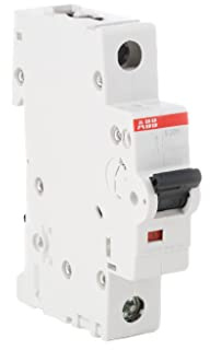 ABB S201M-C2 Miniature Circuit Breaker, 1 Pole, Type C, 10/15kA Breaking Capacity, 2 Amp Current (2CDS271001R0024)