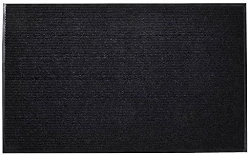 vidaXL Felpudo Antideslizante Bienvenida PVC Negra 90x120 cm Alfombra Entrada