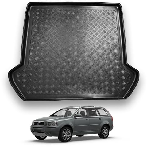 NOMAD Boot Liner Mat for Volvo XC90 2002-2014 | Tailored PE Car Boot Protector Tray, Waterproof Raised Edge Trunk Mat, Easy Clean Cargo Floor Liner