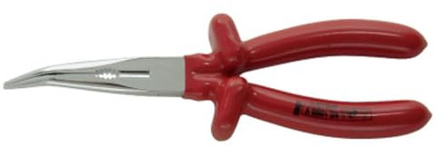 Dönges VDE Telefonzange, 45° gebogen, 165 mm (Montagezange Spitzzange Flachrundzange Halbrundzange Radiozange Schnabelspitzzange Schnabelzange Storchenschnabelzange Storchschnabelzange Telefonzange)