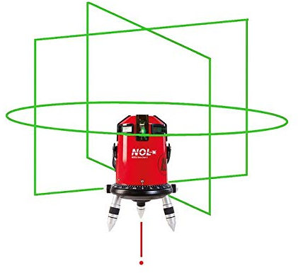MULTI-LINER G MIT 360°-HORIZONTALLINIE (GRÜNER LASERSTRAHL)