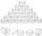 BENECREAT 30 Pack 10ml Empty Clear Plastic Bead Storage Container jar with Rounded Screw-Top Lids for Beads, Nail Art, Glitter, Make Up, Cosmetics and Travel Cream (37.5mm x 20mm)