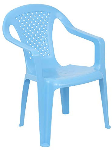 Urbnliving, Kinderstuhl Camelia, Kunststoff, Blau, 1 Stück