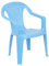 Urbnliving, Kinderstuhl Camelia, Kunststoff, Blau, 1 Stück