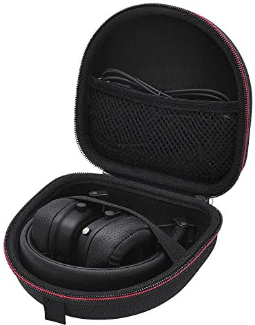 Tasche Schutzhülle für Marshall Major IV/III/II, Mid, Monitor Bluetooth Faltbar Kopfhörer, Aufbewahrungstasche für Reisen (Black)