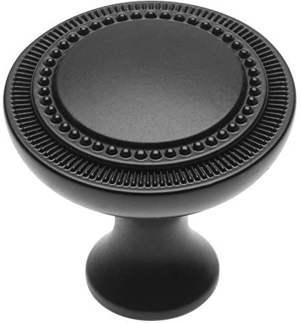 SOTECH Möbelknopf NORWIN Knopf-Ø 32 mm Schrankknopf in schwarz matt