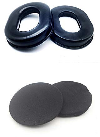 LINHUIPAD Ersatz Gel Ohrpolster für David Clark H10 Serie Luftfahrt-Headset, Ersatz-Ohrmuscheln kompatibel mit Rugged, Avcomm, Faro, ASA Telex 25xt Pilot Kopfhörer