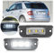 NSLUMO 2 Stück Klares Objektiv LED Kennzeichenleuchte Für Mercedes R-Klasse ML-Klasse GL-Klasse, ml w164 kennzeichenbeleuchtung led