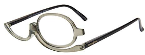 DBXOKK Make-Up Schminkbrille Rotatable Flip Up Brille Drehbare Lesebrille Presbyopie Brille Sehhilfe Lesehilfe mit Stärke +1.0 +1.5 +2.0 +2.5 +3.0 +3.5 +4.0(D+3.0)