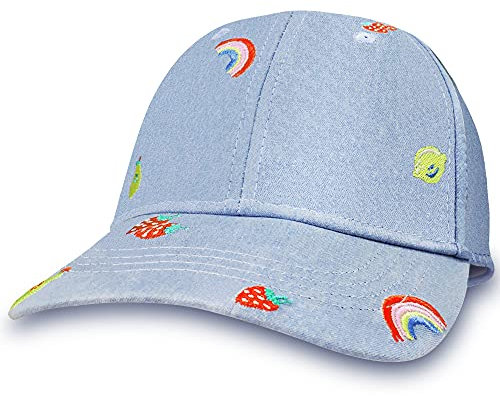 Gifts Treat Mädchen Baseballkappe Kinder Sommer Sonnenhut Jungen Mädchen Mütze im Tierdesign(Denim Em, 48cm)