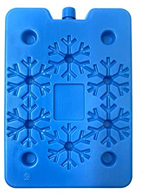 Fusion Food Freezer Blocks for Cooler Bags – 4 Pack Prefilled Reusable Ice Packs for Cool Boxes BPA Free Leak Resistant Long Lasting, Lunch Boxes, Camping, Picnic, Beach & Outdoor Use 25x14x1.3cm