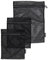 Brabantia - Wäschebeutel - Schützende Mesh-Wäschesäcke - für Ihre Feinwäsche - Einfach zu Bedienen - Spezieller Pull-Tab-Deckel - Wäschezubehör - 3er-Set in 2 Größen - Black - 33 x 25 cm / 45 x 33 cm