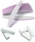 Nail File and Buffer Set, 15 Pack Icluding 10 PCS Professional 100/180 Grit Double Sided Nail Files for Acrylic and Gel Nails and 5 PCS Nail Buffer Block for Natural Nails