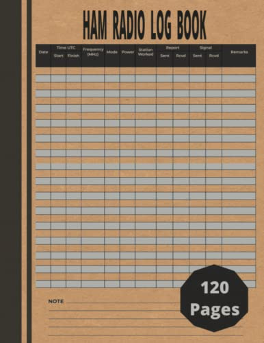 Ham Radio Log Book: 8.5 x 11 Amateur Radio Operator Station Log Book to Track All Communications