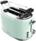 Cecotec Toaster 2 Scheiben Toast&Taste 1000 Retro Double Green, 980 W, 2 Breite und Kurze Schlitze von 3,8 cm, Edelstahl, Obere Roste, Regulierbare Leistung, Krümelschublade