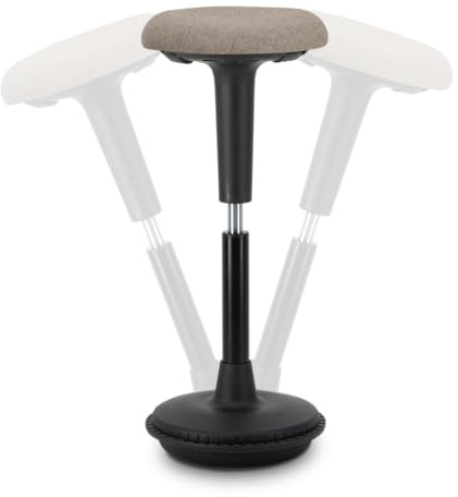 Wobblez ergonomischer Bürostuhl | Rückenschonender Wackelhocker Höhenverstellbar von 63-83 cm für einen normalen Schreibtisch | bürohocker ergonomisch testsieger | ergonomischer bürostuhl