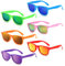 Dwenarry Bunt Party Sonnenbrille Set Retro Sonnenbrillen Vintage Verspiegelt Farbige Partybrille Multipack 80er Neon Party Brillen 6 Stücke
