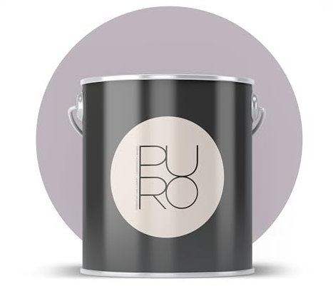 Livingwalls PURO Premium peinture murale c2000 - Peinture pour pièces d'habitation et bureaux avec un très haut pouvoir couvrant - couleur mate de haute qualité en violet - 2,5l