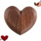YANJIY Ring Hochzeit Box Holz, Trauringe Box Hochzeit, Ehering Box aus Holz, Herzförmige Ringbox Mit Kissen, Ringschatulle Verlobung -Stilvoll Und Elegant, Für Überraschungen, Ringaufbewahrung
