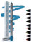 Wonderskin 1440 Longwear Blue Wasserfester Eyeliner-Stift – Anspitzbarer Eyeliner-Stift Und Wischfeste Blaue Eyeliner-Stifte (Aqua)