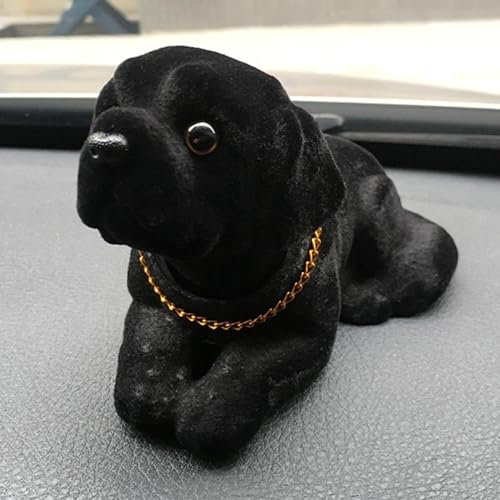 Niedliche Hunde Wackelfigur Auto, Hunde Wackelkopf Armaturenbrett Deko, Lustiges Hunde Ornament Wackel Dackel Auto Zubehör Innen Geschenk Für Hundeliebhaber, KIX015SQQEFJF4L2