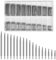 TopHomer 144PCS Uhrengurt Federstangen, Watch Pins Federwerkzeug, Uhrenreparaturkit 8-25 mm, Watch Gurt Link Stifte, Edelstahlstifte Federstangen Riegel