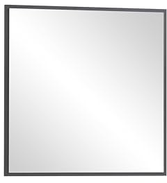 Schildmeyer Alexa Spiegelelement 157218, Schwarzmatt, 67 x 3 x 67 cm