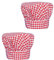 Gorro de Cocina Ajustable Unisex,2 Gorros de Chef en Polycotton para Hombre y Mujer,Bandana Ideal para Restaurantes, Cocinas, Panaderías, Cafeterías, Hoteles y Supermercados (Poliéster, Rojos)