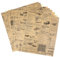 COLLBATH 150 Blatt Lebensmittelverpackungspapier Vorgeschnitten Burgerverpackung Mit Zeitungsdruck Braunes Pergamentpapier Verpackung in Lebensmittelqualität Hotdog-papiereinlage Korb Luft