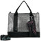 Fritzi aus Preussen Damen Tote Bag Ltd Paint. Straw Silver Black Shopper