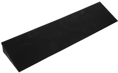 GAROZATION Climbing Mat for Sweeping Robot Vacuum Cleaner Rubber Threshold Ramp for Home Office Door Entry Ramp Mat for Wheelchair Transitioning