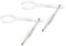 minkissy 1 Satz Pinzette Lupe Leichte Lupe Pinzette Zum Zupfen Der Augenbrauen Pinzette Aus Stahl Schmuckset Beleuchtet Pinzette Mit Lupe Pinzette Reparieren Schminkpinzette Weiß Metall 2st