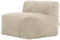 Icon Zen Liegsessel Sitzsack, Modular Sofa für Erwachsene, Beige, Flauschiger Cordstoff, Ecksofa, Bequemer Bean Bag Sofa mit Schaumstoff Füllung, Relaxsessel, Lounge, Wohnzimmer Möbel