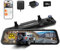 WOLFBOX G900 PRO Spiegel Dashcam mit STARVIS 2 IMX678, 12 Zoll Rückspiegelkamera mit Vorne 4K und Hinten 2.5K, inklusive 128GB Karte, Sprachsteuerung, 5.8GHz WiFi, Loop-Aufnahme, G-Sensor & GPS