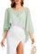 Bbonlinedress Chiffon Capes Damen Sommer Weiche Capelets leichte Tücher Wraps für Abendkleider Schal Stola elegant Umhang Light Green