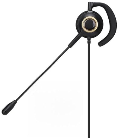 BAFOVY H1000-RJ9 Callcenter-Headset, Komfortable Kopfhörer mit Kristallkopf und Geräuschunterdrückung und 3 Tragemodi für Callcenter und Digitale Telefone (ohne Adapter)