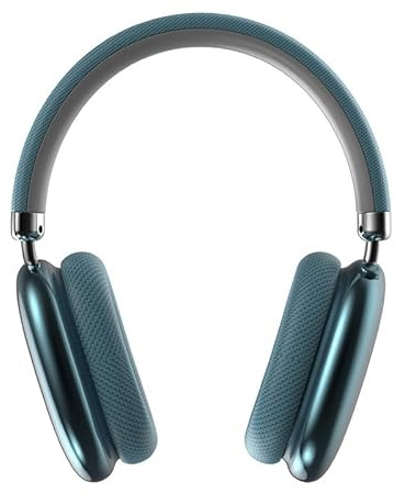 Micmetago StreamMusemax Dripdeall | Kabellose Over-Ear Bluetooth Kopfhörer mit Active Noise Cancelling, Hi-Fi Sound & Bassverstärkung –Komfortpolster für Musik, Reisen & Videocalls (Blau)