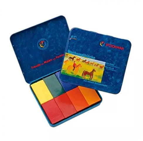 Stockmar Wachsmalblöcke - 8 Farben Waldorfsortiment
