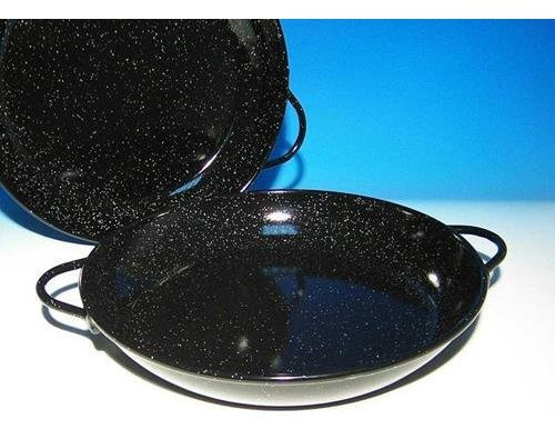 Garcima Cazuela Esmalte, Metal, Negro, 34 cm, 12 Pack