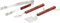Set de 3 ustensiles de barbecue en inox [Pearl]