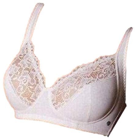 SIéLEI Reggiseno senza ferretto Coppa C (BIANCO, 4 CUP C)