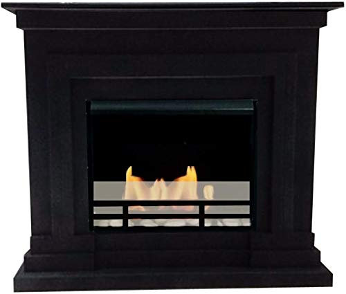 Bio Ethanol Fire Place Firegel Fireplace Model Berlin Premium Royal Granite Black